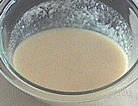 Mixture of wet ingredients