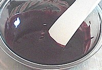 Melted chocolate and butter mixture