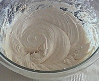 Adding egg and vanilla extract as per recipes
