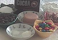 Ingredients for cookie gift