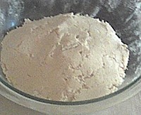 dough for almond crescent cookies