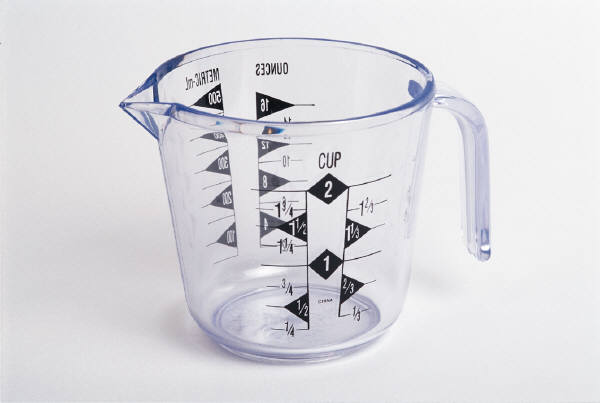 Baking Cookies - For measuring liquid ingredients