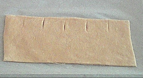 rolling dough out for galani