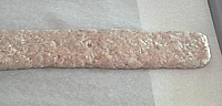Shaping biscotti dough