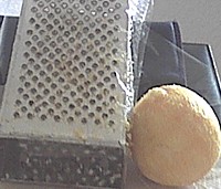 Grated lemon zest
