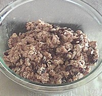oatmeal cookies dough