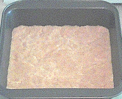 bottom layer for pecan meringue squares