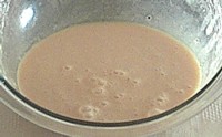 egg mixture according to brownie recipe