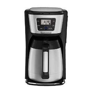 Black & Decker CM2035B 12-Cup Thermal Coffeemaker, BlackSilver