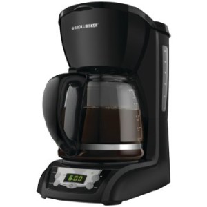 Black & Decker DLX1050B 12-Cup Programmable Coffeemaker, Black