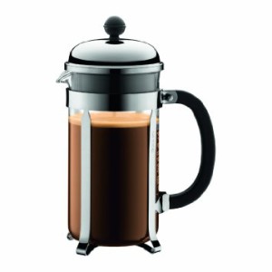 Bodum Chambord 8cup FrenchPress CoffeeMaker, 34 oz., Chrome