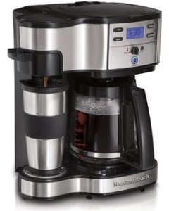 HamiltonBeach SingleServe CoffeeBrewer Full Pot CoffeeMaker, (49980A)