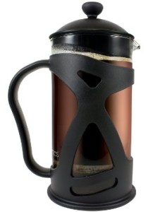 KONA French Press Coffee Tea Espresso Maker, Black