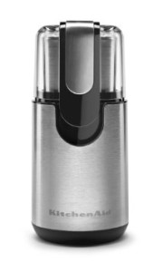 KitchenAid BCG111OB Blade Coffee Grinder, Onyx Black