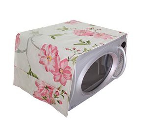 Pastoral Floral Print Microwave Oven