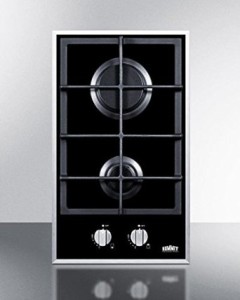 Summit 12.25 Gas Cooktop with 2 Burners